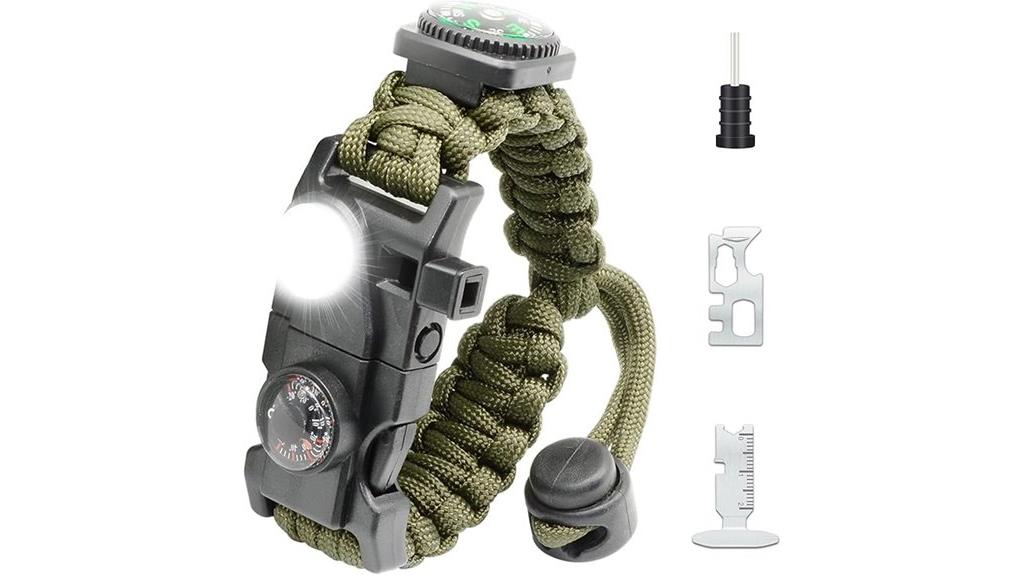 multi tool survival bracelet