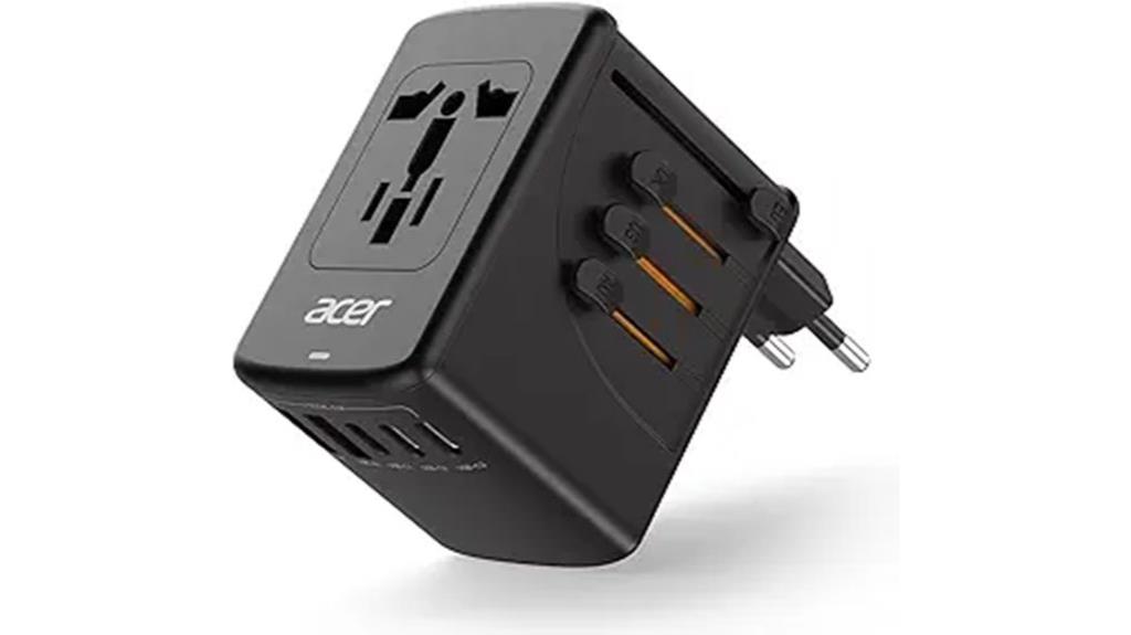 multi usb travel power adapter