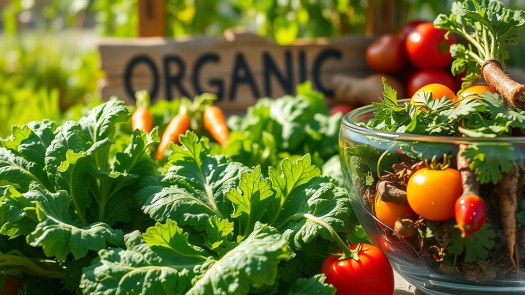 organic foods contain residues