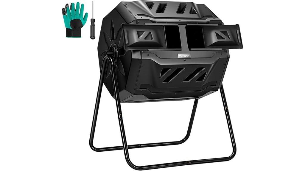 outdoor compost tumbler