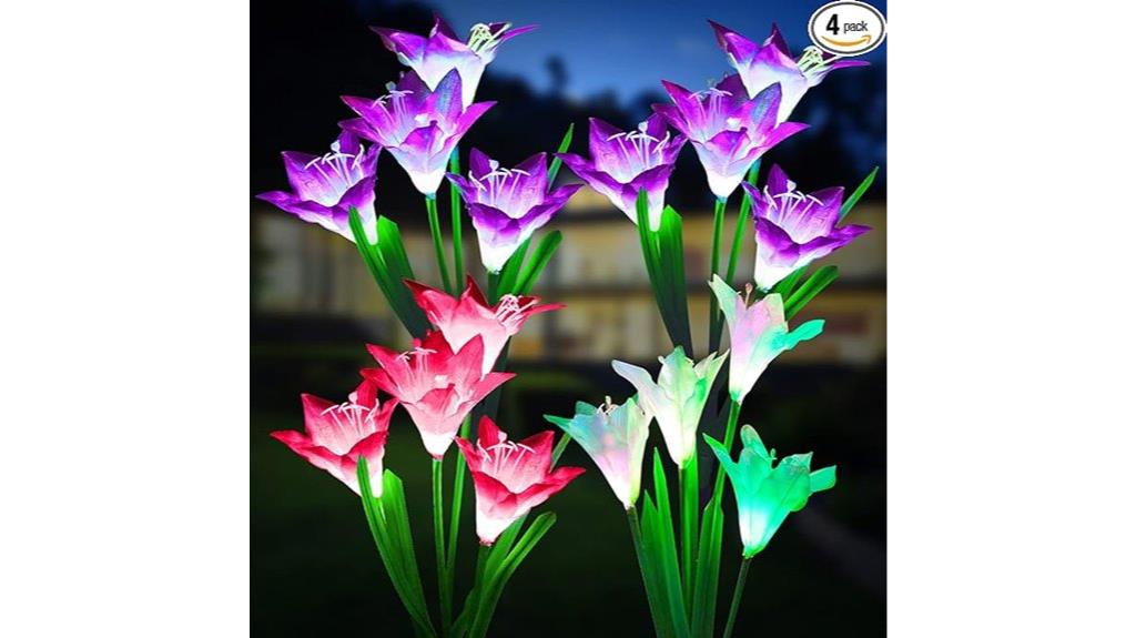 outdoor solar light set