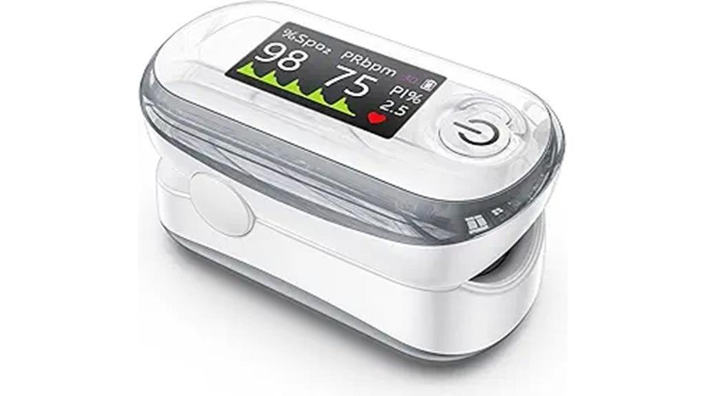 oximeter with tft memory