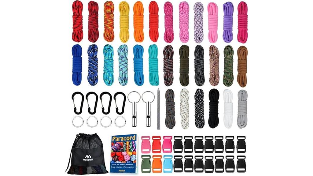 paracord crafting survival kits