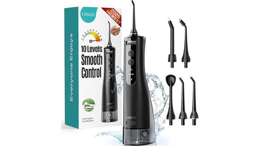 portable dental water flosser