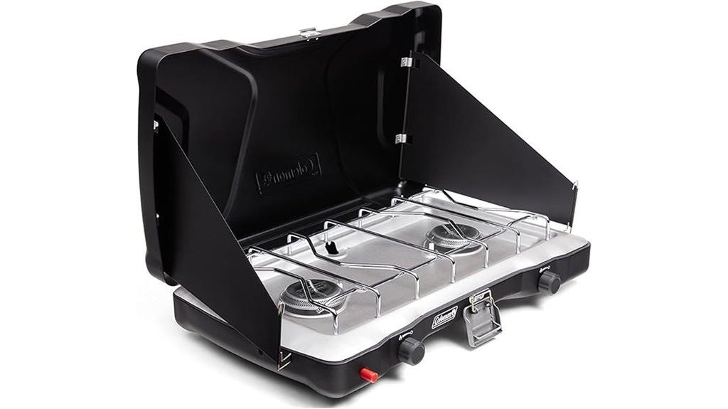 portable dual burner stove