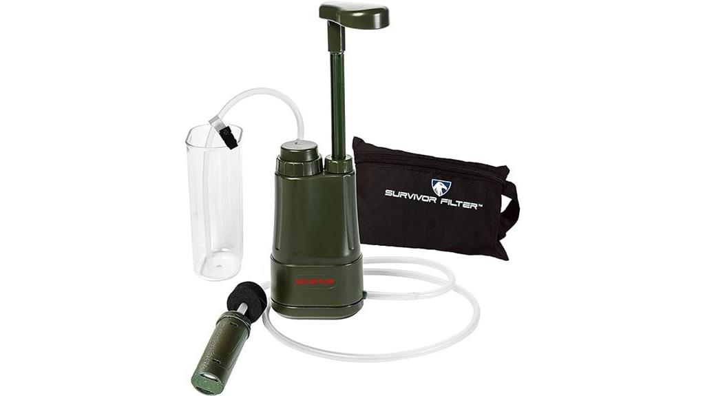portable hand pump filter