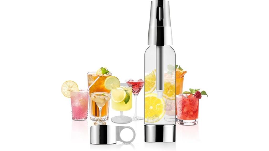 portable home sparkling water maker