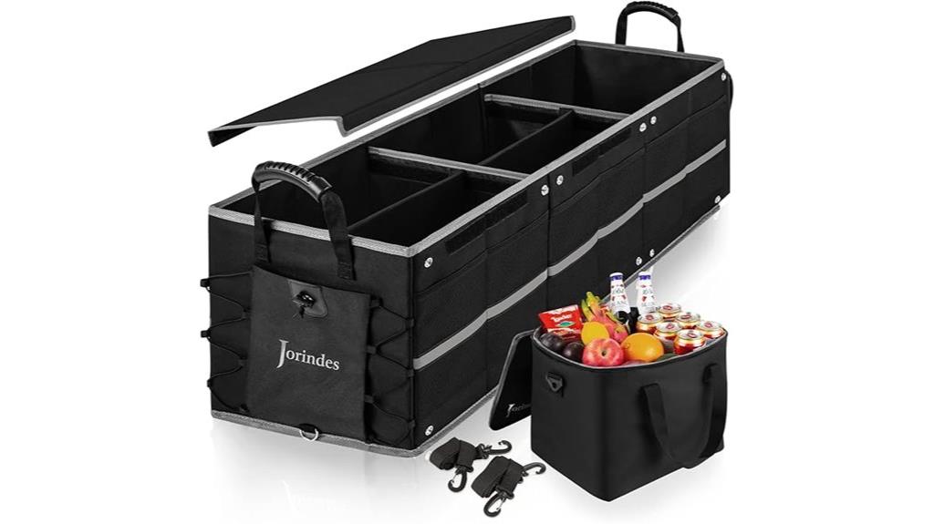 portable trunk organizer with cooler