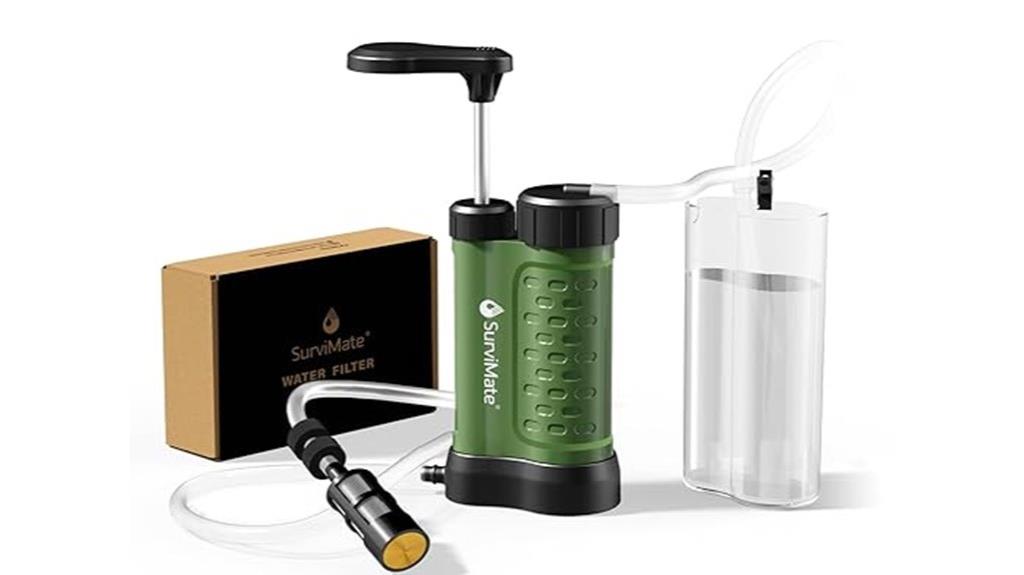 portable water purification pump