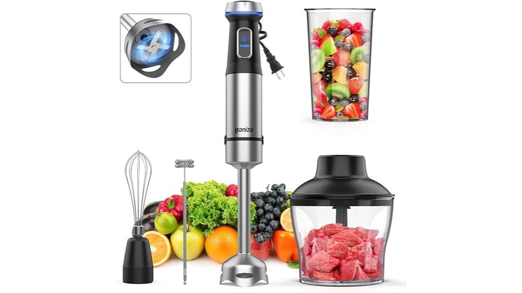 powerful 5 in 1 hand blender