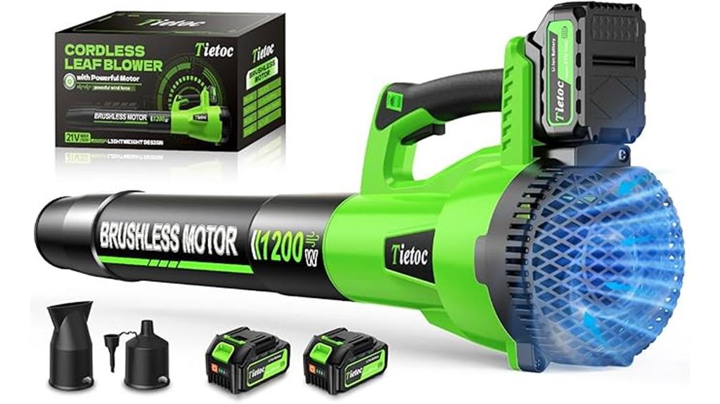 powerful cordless leaf blower