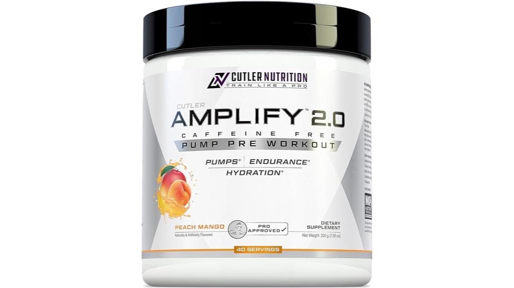 pre workout supplement product