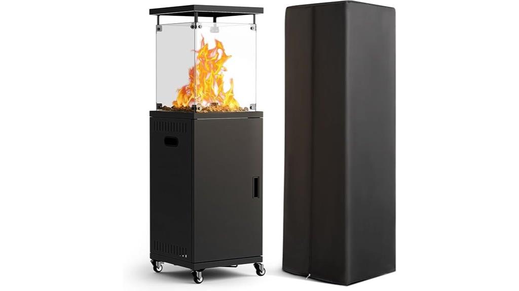 propane patio heater wheels