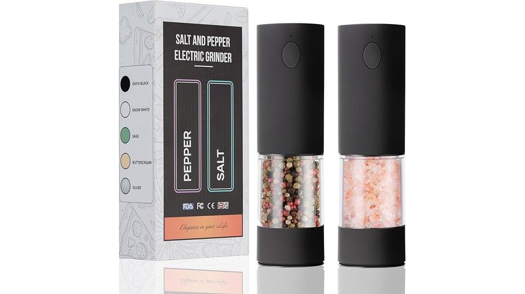 rechargeable adjustable spice grinder