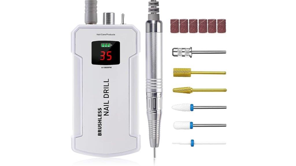 rechargeable electric nail file