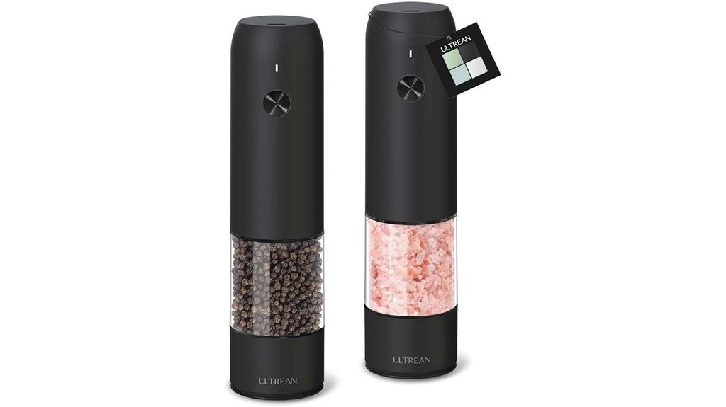 rechargeable pepper grinder led