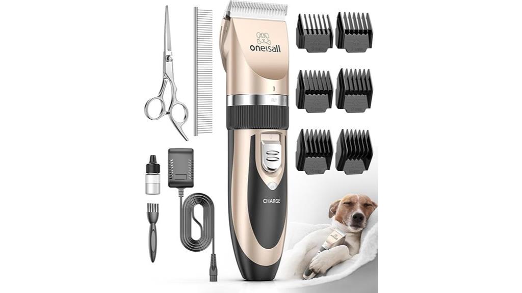 rechargeable quiet dog grooming