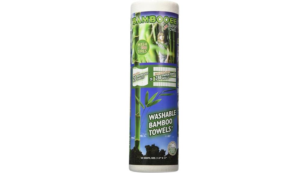 reusable eco friendly bamboo towel
