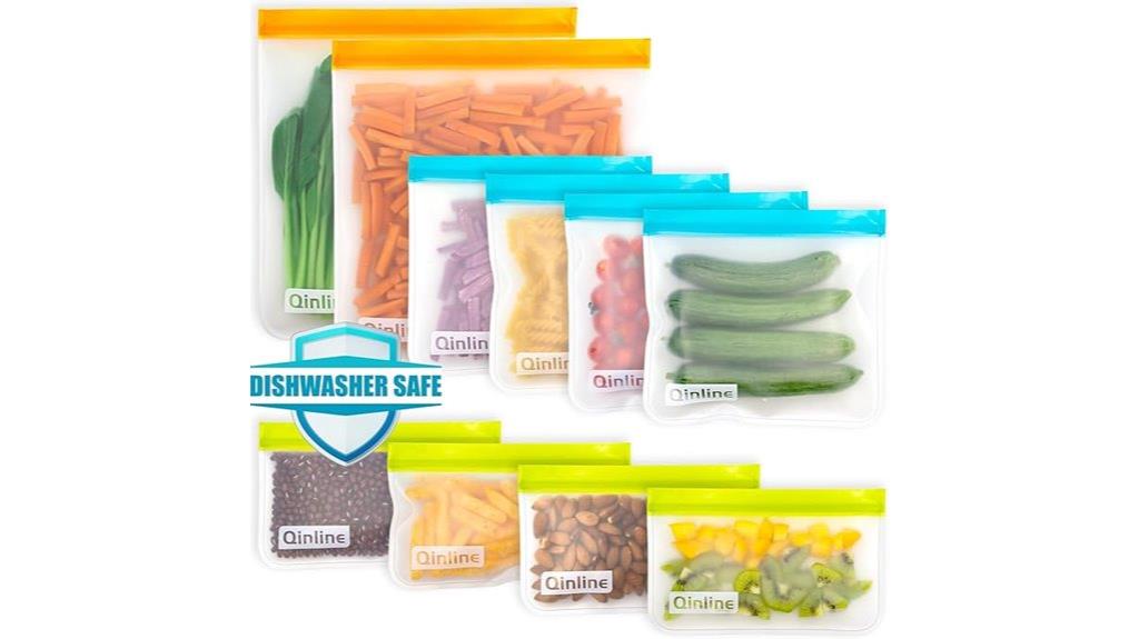 reusable freezer storage bags