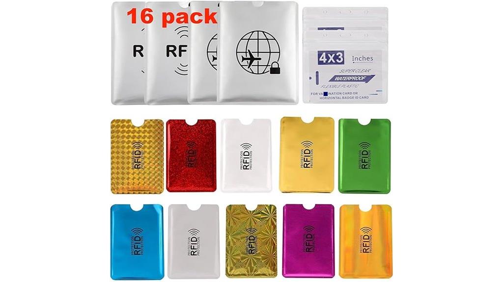 rfid blocking sleeve set