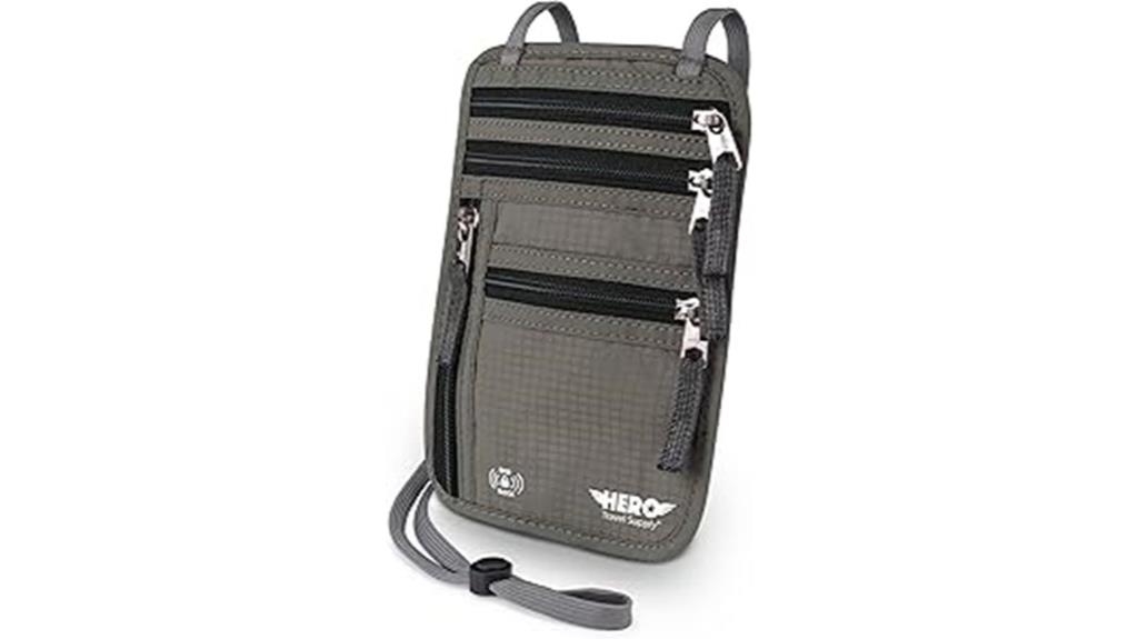 rfid blocking travel wallet