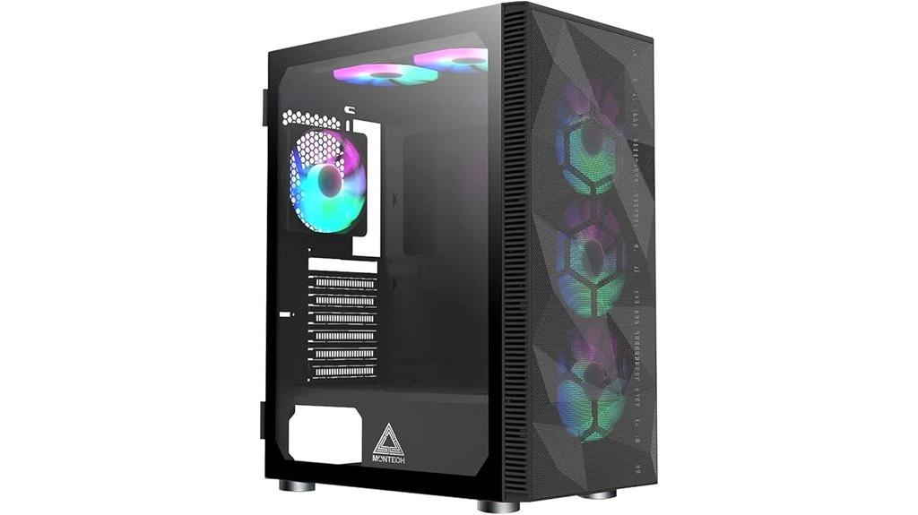rgb fan gaming case