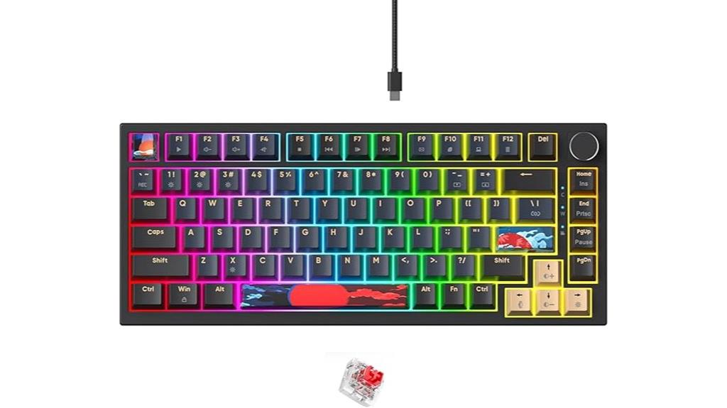 rgb wired mechanical keyboard