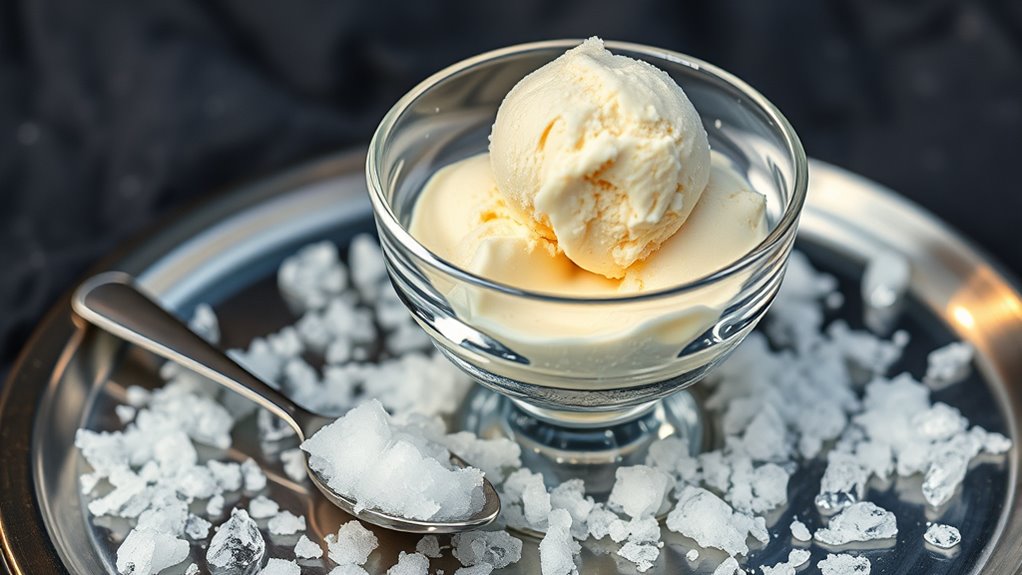 salt lowers ice melting point