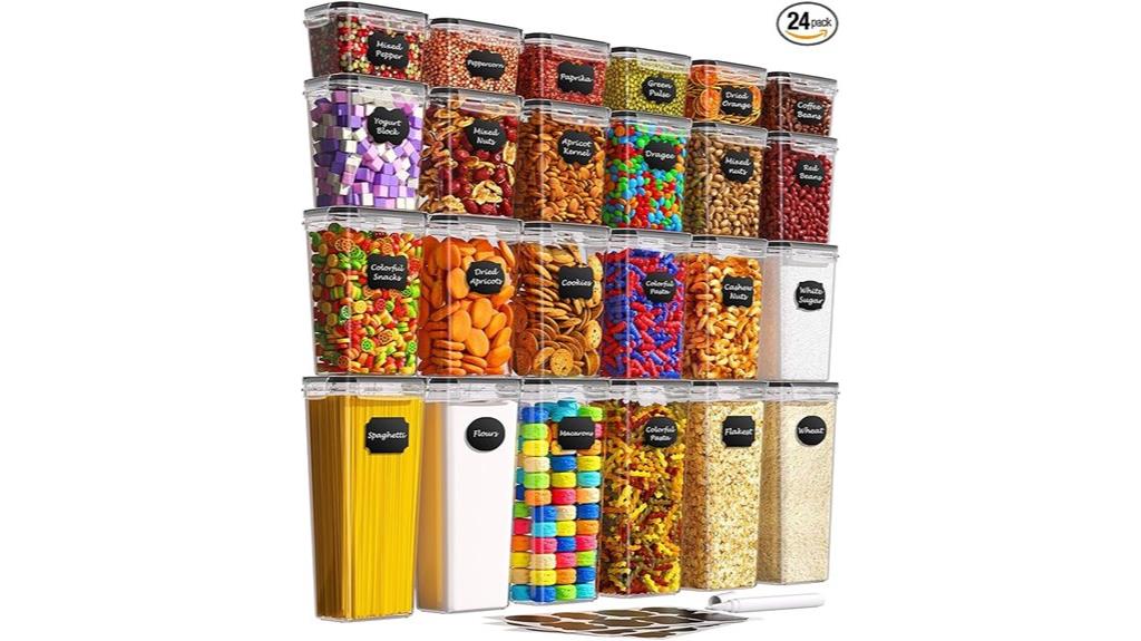 set of 24 food containers