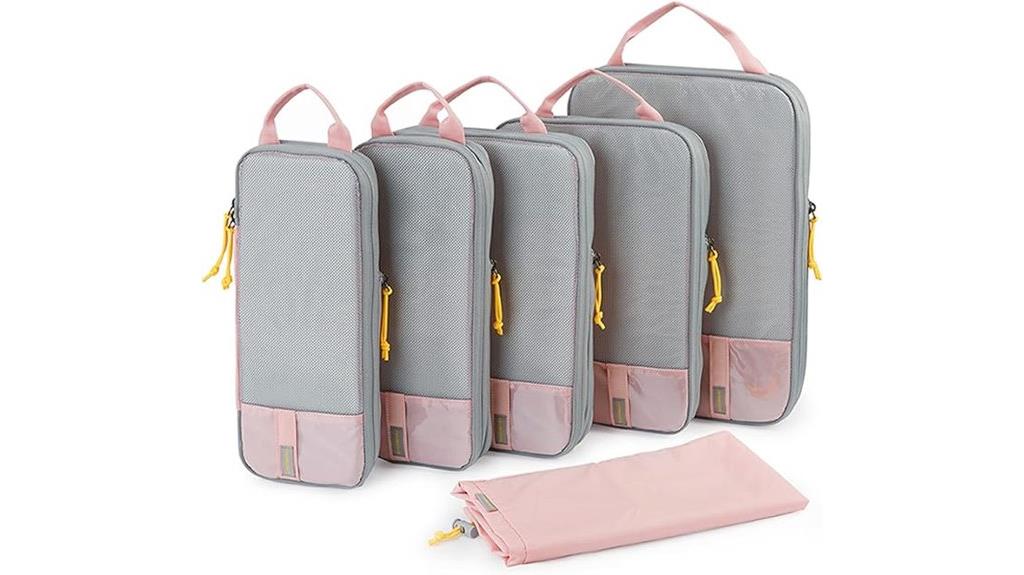 six piece travel organizer