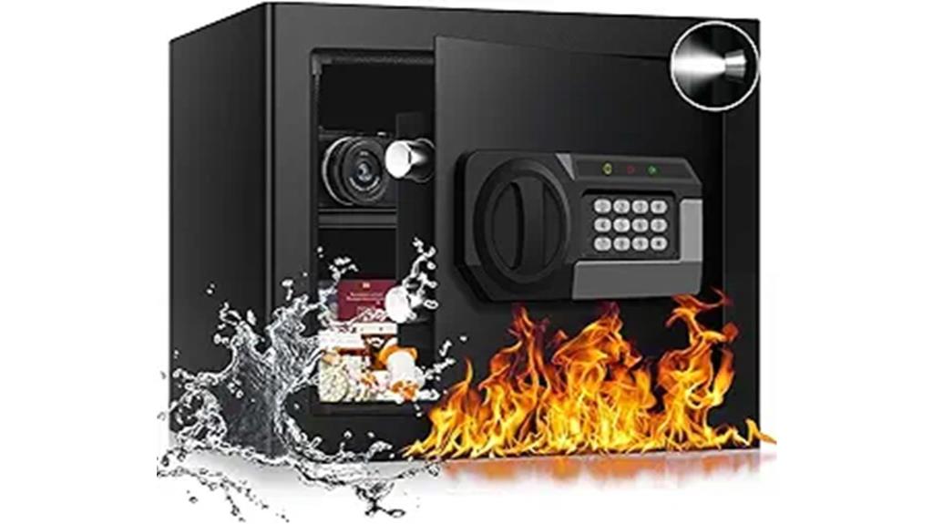 small fireproof home safe