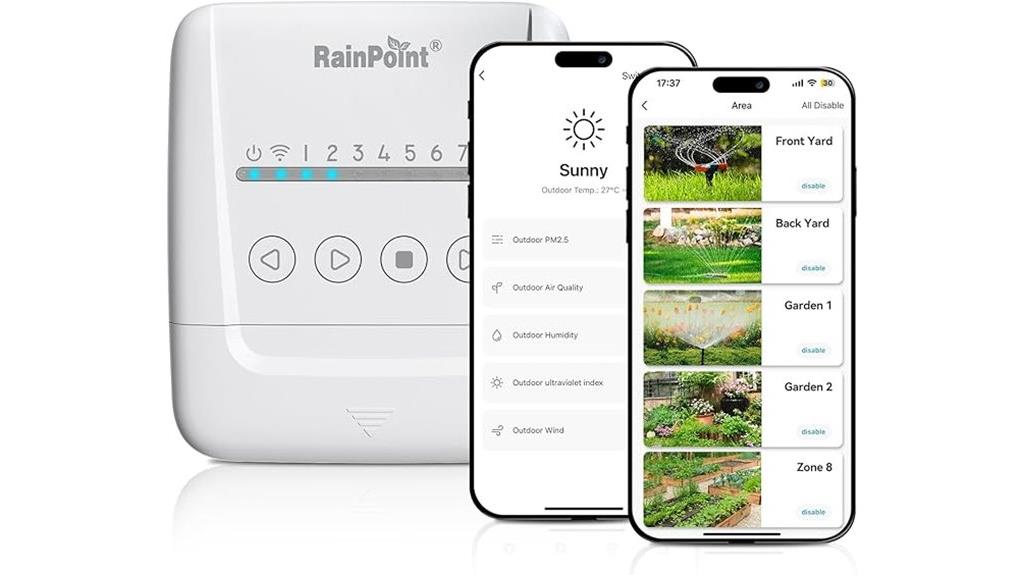 smart rainpoint sprinkler controller