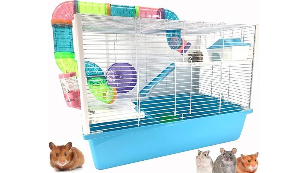 spacious multi tier habitat
