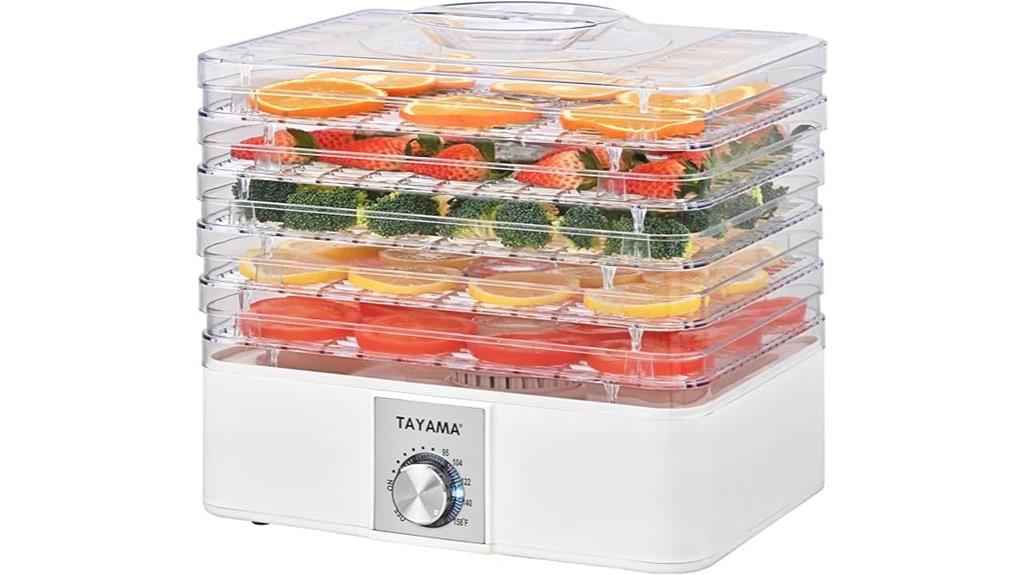 stackable clear food dehydrator