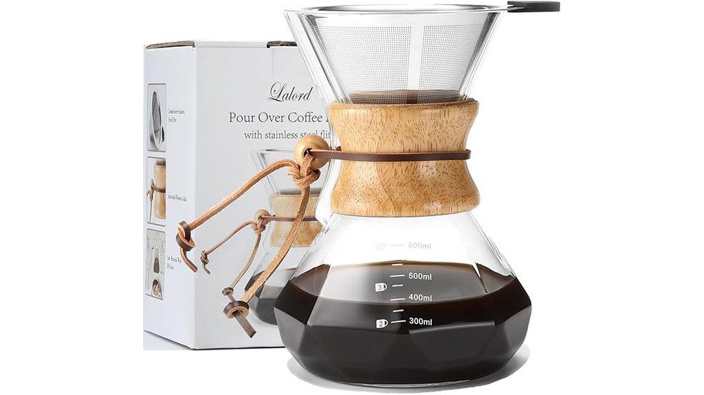 steel filter pour over