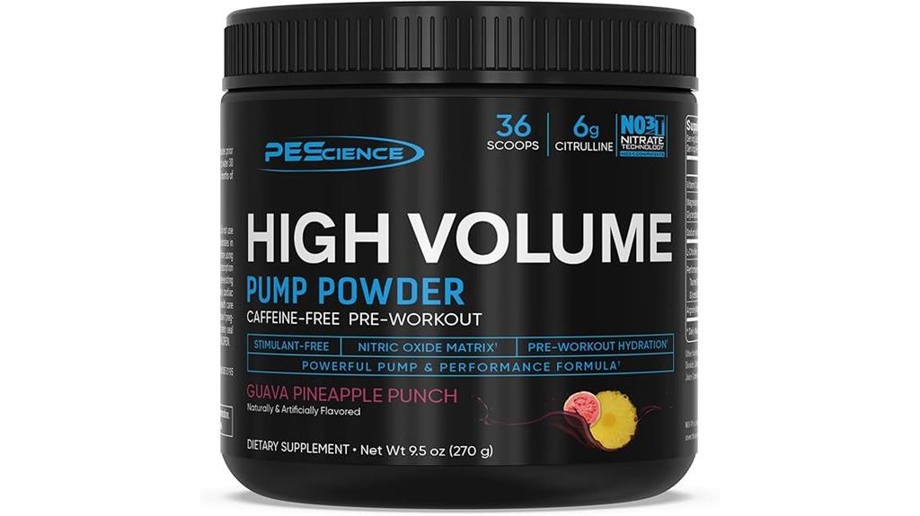 stim free pre workout powder