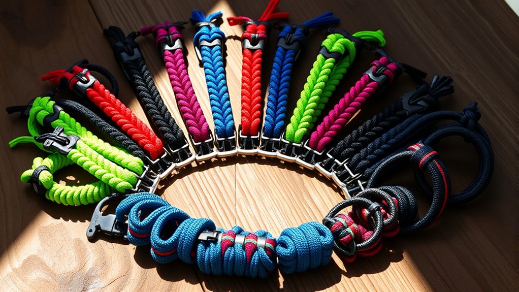 stylish versatile paracord bracelets