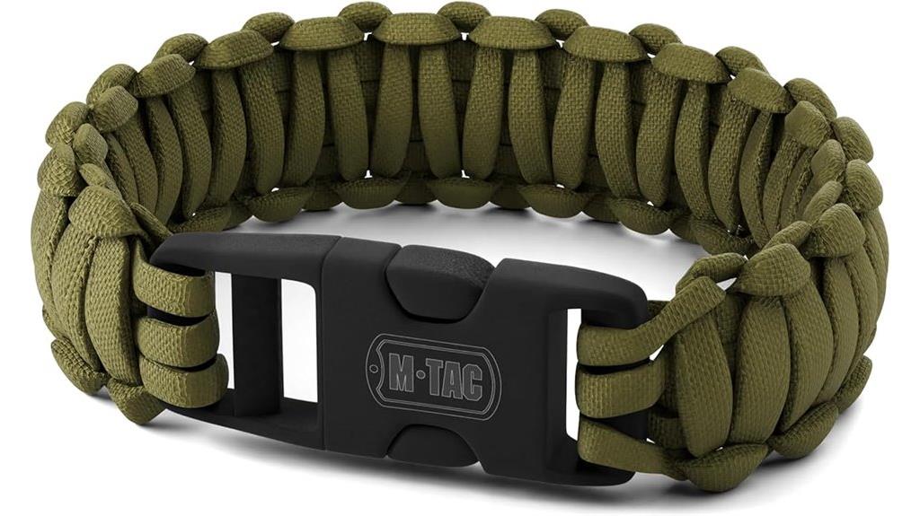 tactical paracord survival bracelet