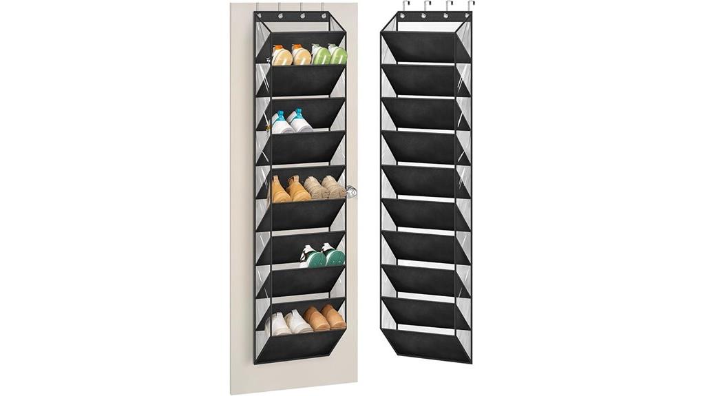 ten tier door shoe organizer