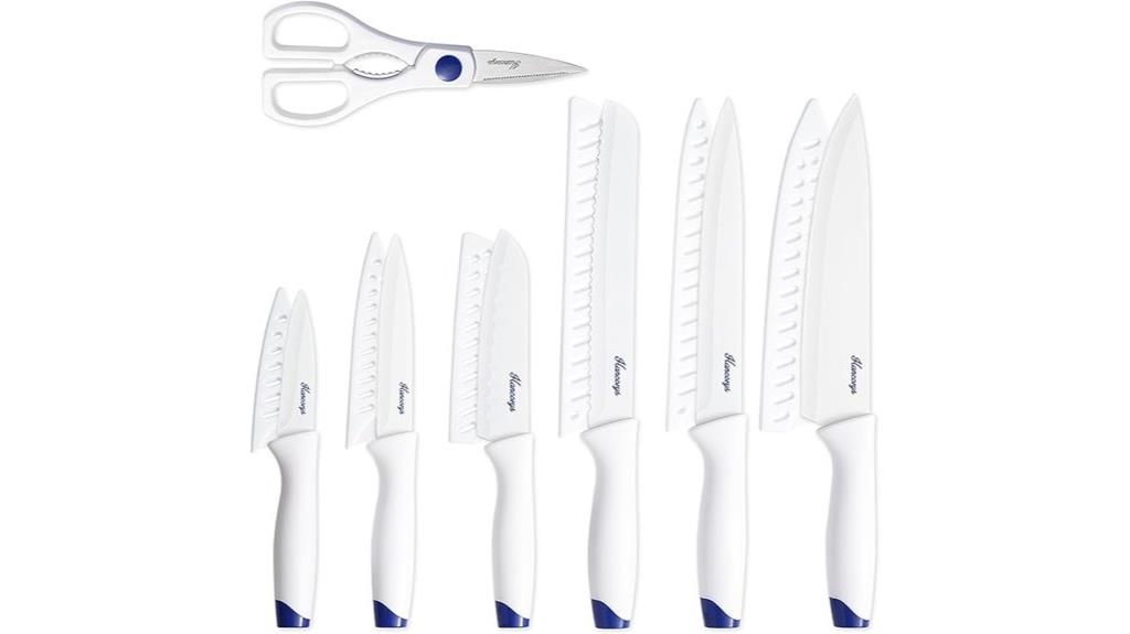 thirteen piece kitchen knife set