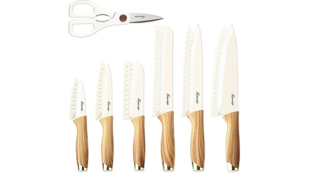 thirteen piece kitchen knives