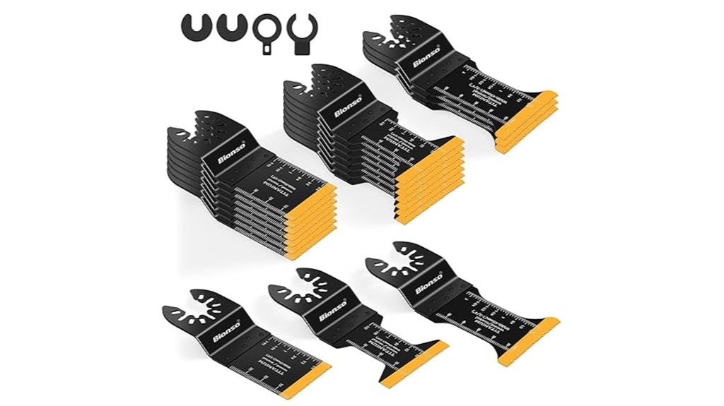 titanium oscillating tool blades