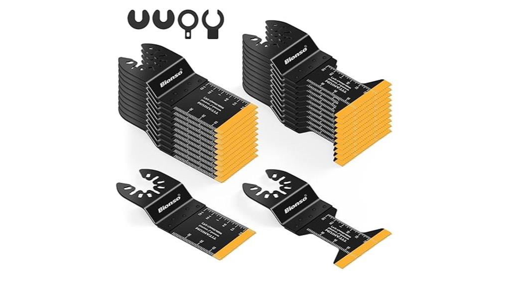 titanium oscillating tool blades
