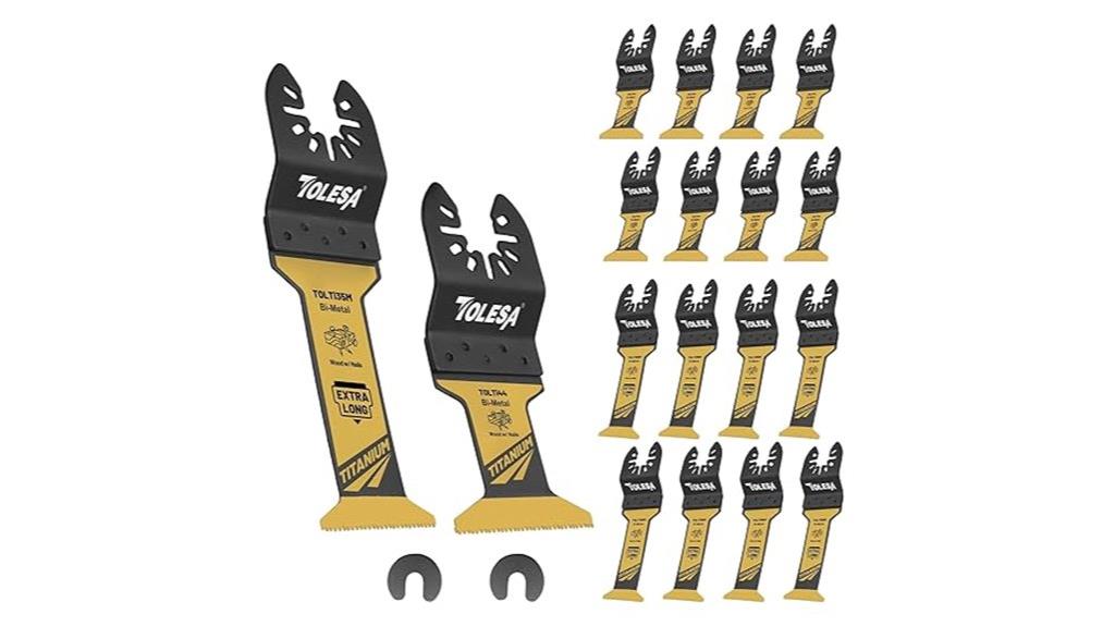 titanium oscillating tool blades