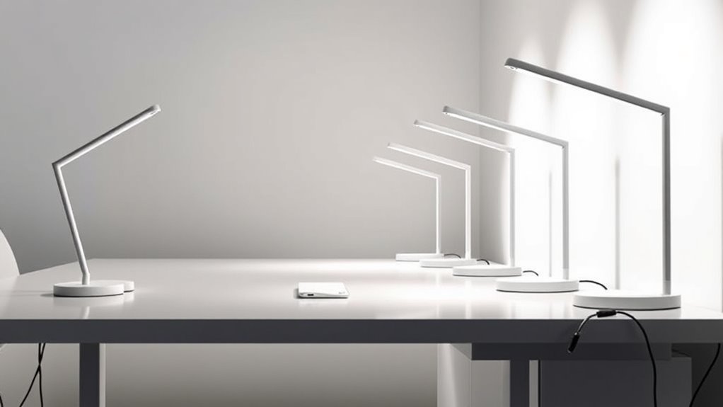 top led desk lamps