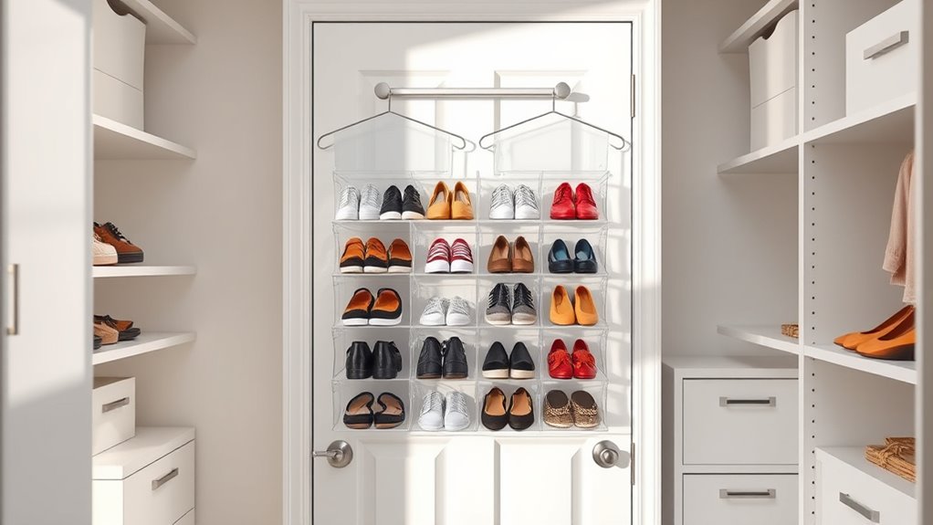 top over the door shoe organizers