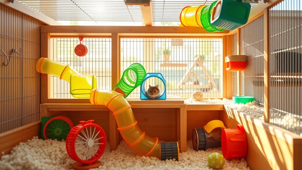 top tunnels for hamster cages