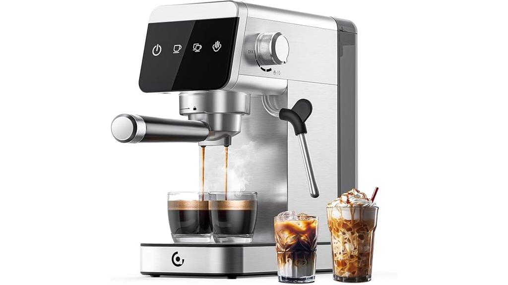 touch screen espresso maker