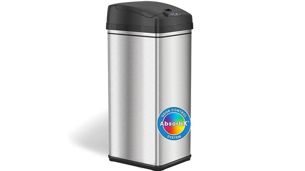 touchless kitchen trash can