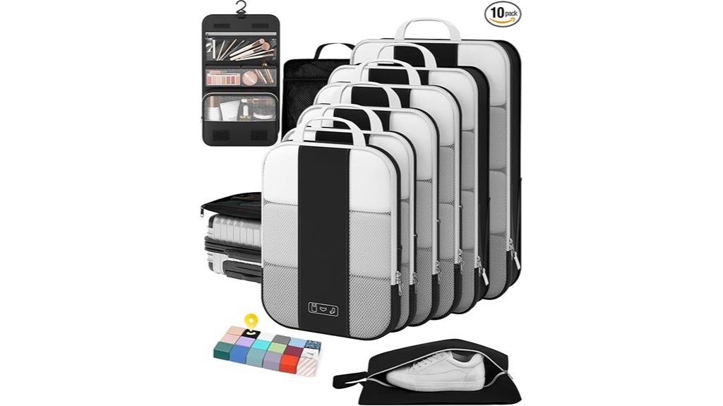 travel compression cubes pack